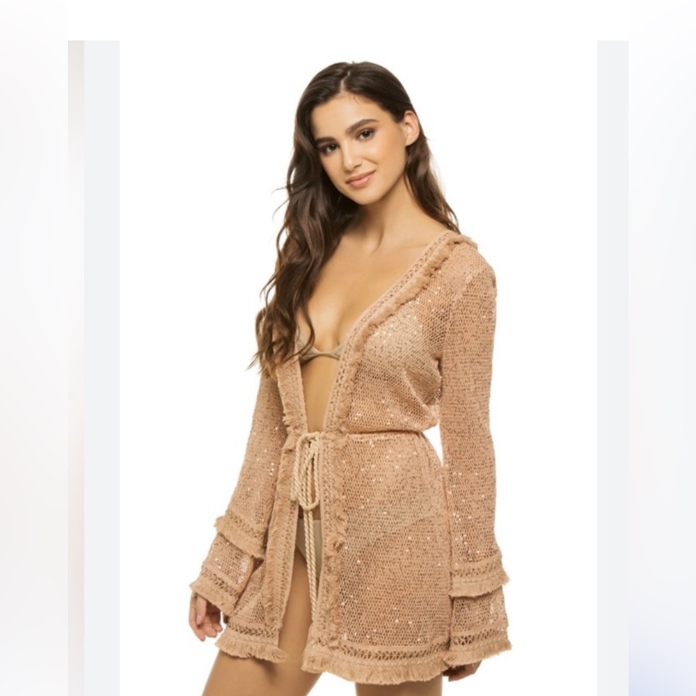 Ramy Brook Cecelia sequined coverup